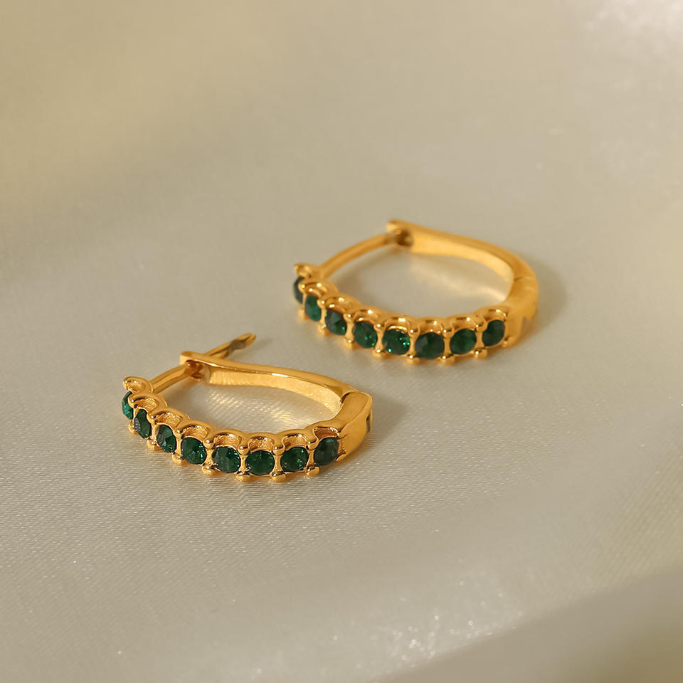 Enchanted Emerald Earrings