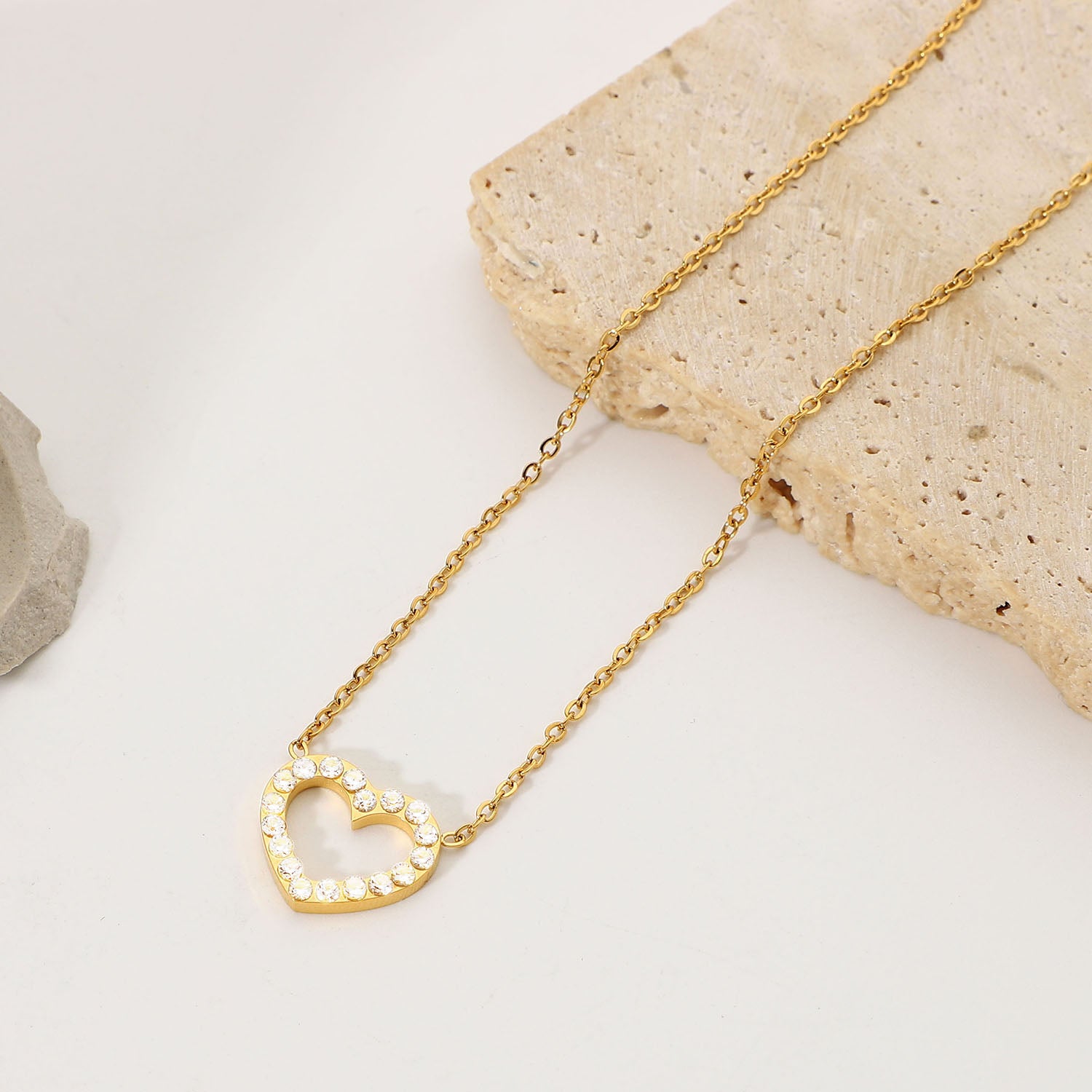 Heart Cubic Zirconia Necklace