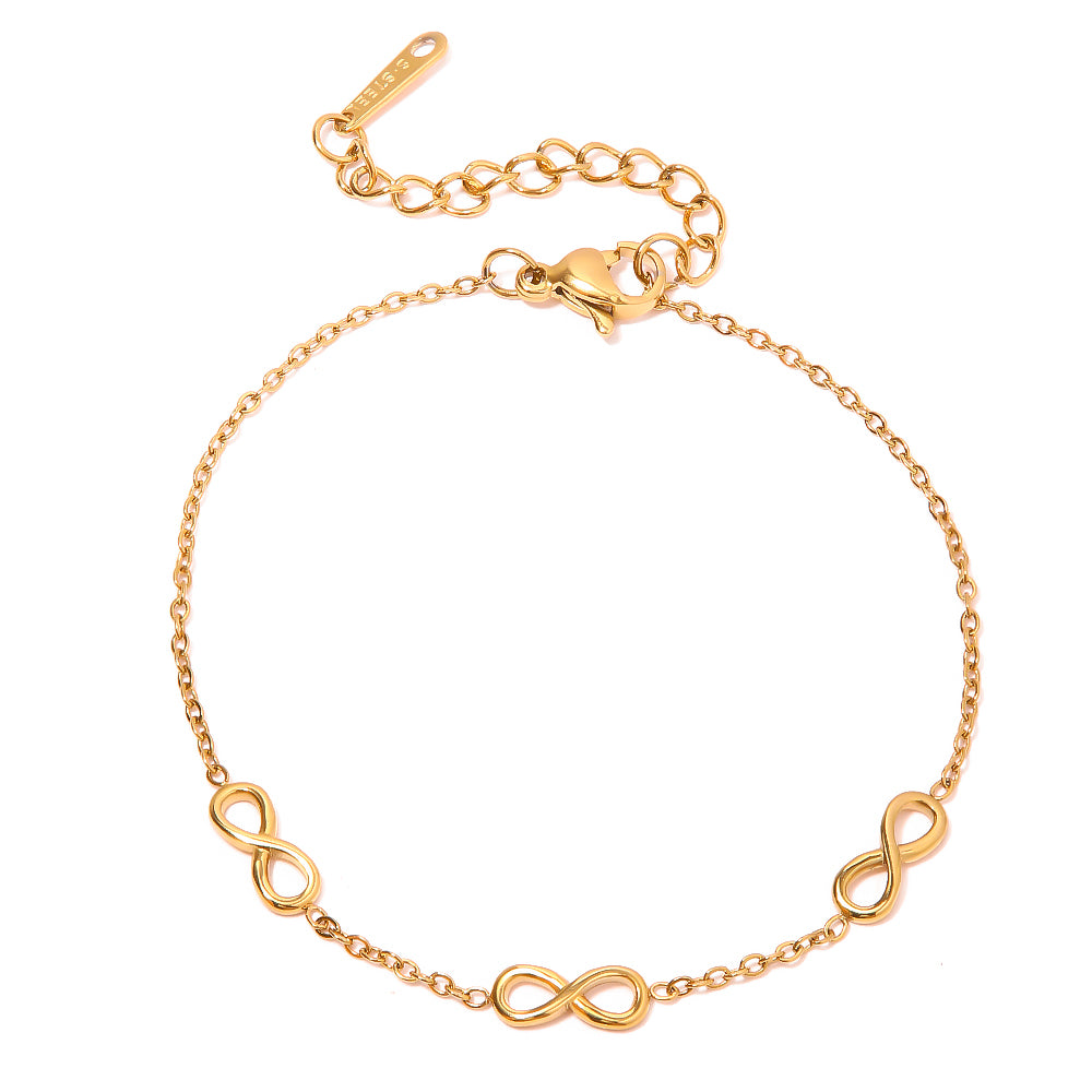Infinity Grace Gold Bracelet
