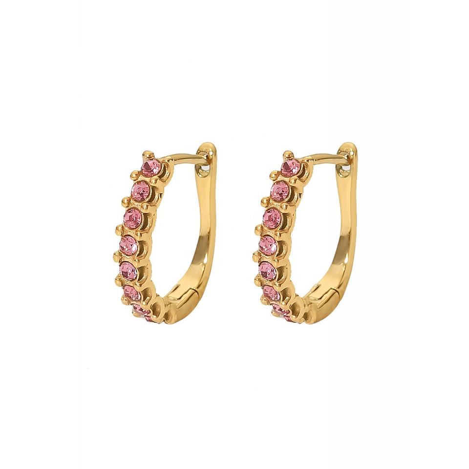 Pink Crystal Delight Earrings